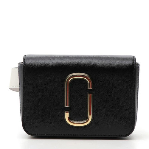 Marc Jacobs/马克雅各布斯 SNAPSHOT系列女士纯色经典金属徽标装饰翻盖开合单肩包斜挎包链条包腰包女包 M0014319 多色可选