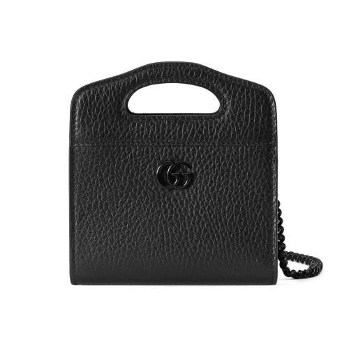  GUCCI古驰 22年秋冬 女士 GG Marmont系列手提式卡包 701074 17WFF 1000