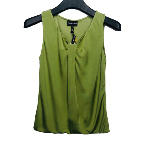 Emporio Armani/安普里奥阿玛尼 绿色女士T恤