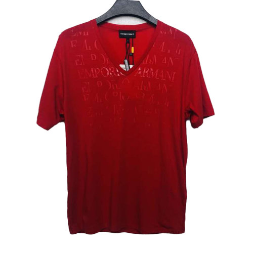 EmporioArmani/安普里奥阿玛尼/红色男士短袖T恤