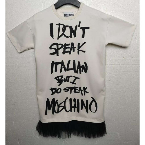 MOSCHINO/莫斯奇诺女装/女士裙装/女士白色连衣裙DT043704262003（瑕疵折扣）