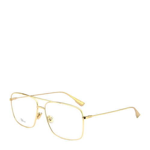 DIOR/迪奥 乘风破浪的姐姐 万茜 小章鱼 明星同款 个性 简约 时尚 飞行员 双梁 蛤蟆镜 男女款 光学镜架 纤细 近视 眼镜框 眼镜架 DIORSTELLAIREO3 57mm DIOR 迪奥