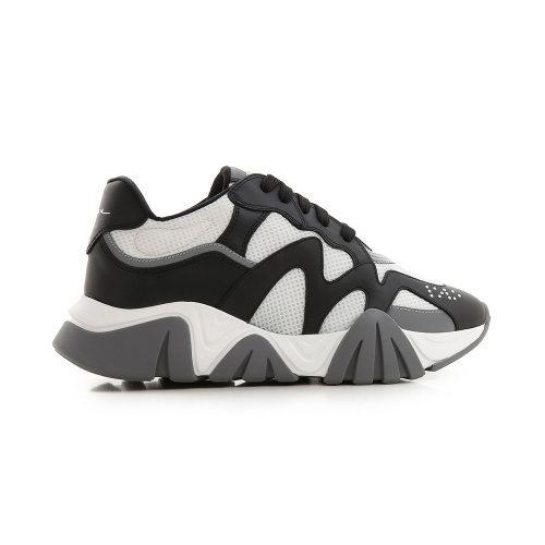 VERSACE/范思哲 男士黑色聚酯纤维休闲鞋运动鞋 DSU7703-DVTREG-KNBA