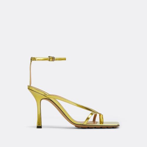  BV葆蝶家 22年秋冬 女士 高跟凉鞋 sandales a brides stretch 608835V2BG08265