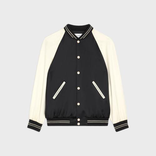  CELINE赛琳思琳 22年秋冬 男士 夹克 TEDDY OVERSIZE LOST PARADISE SATIN 2V38L851C.38NO