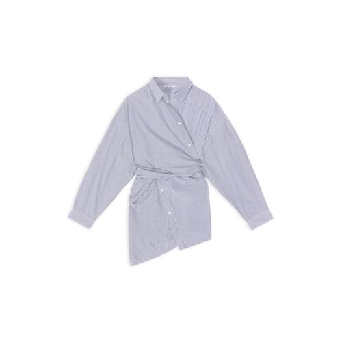  BALENCIAGA巴黎世家 22年秋冬 女士 连衣裙 WRAP DRESS 704442TJM104640