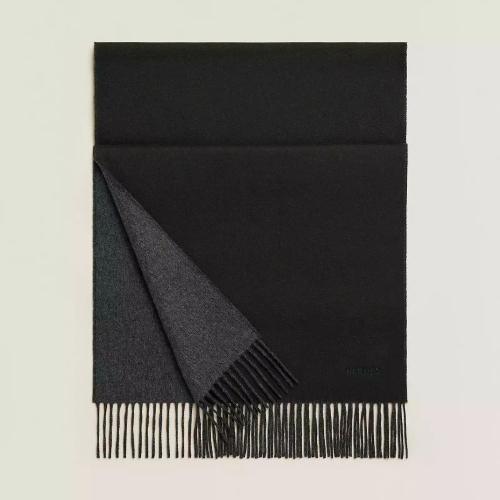  HERMES爱马仕 22年秋冬 男士 围巾 Echarpe Recto-Verso H393800T 31