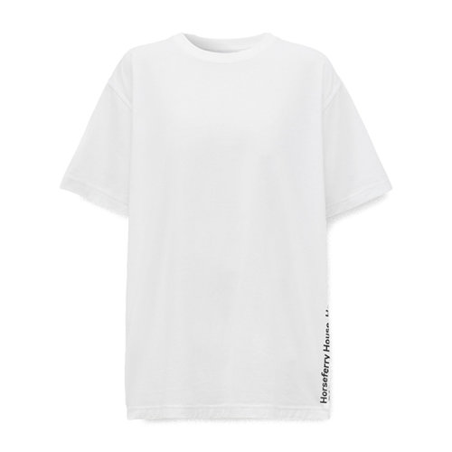 BURBERRY/博柏利 地址印花棉质宽松女士短袖 T 恤 80372921