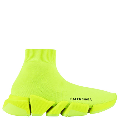 Balenciaga/巴黎世家 21年秋冬新款 SPEED 2.0系列 男士霓虹黄色网眼运动鞋617239W2DBH7204
