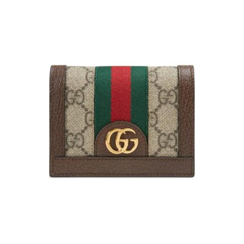 GUCCI古驰 22年秋冬 女士 Ophidia系列GG卡包 523155 96IWG 8745 预定商品2-6周发货