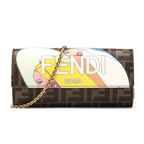 FENDI/芬迪22春夏女士长款钱夹钱包8M0365AK5Z