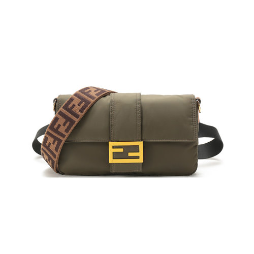 FENDI/芬迪 男士织物BAGUETTE单肩斜挎包腰包 7VA472 AD1I