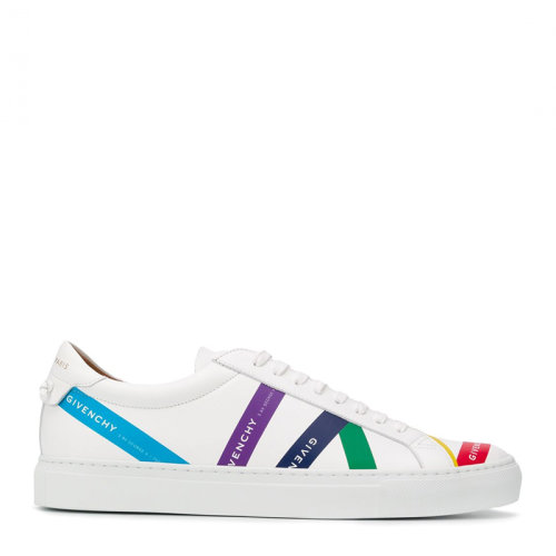 Givenchy/纪梵希 男士拼色皮革经典字母徽标印花装饰休闲鞋运动鞋平底鞋系带鞋单鞋男鞋 BH0002H0L2-960