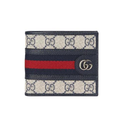  GUCCI古驰 22年秋冬 男士 Ophidia系列GG零钱包 597609 96IWN 4076