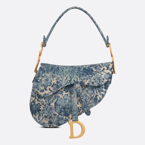  DIOR迪奥 22年秋冬 女士 单肩包 Sac a bandouliere Saddle M0455CDAC_M49E