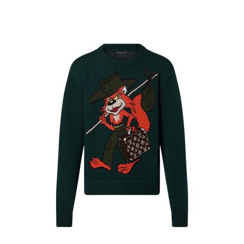 LV路易威登 22年秋冬 男士 针织衫 手工针织圆领衫 1AAGVF 1AAGVI 1AAGVH 1AAGVG 1AAGVK 1AAGV