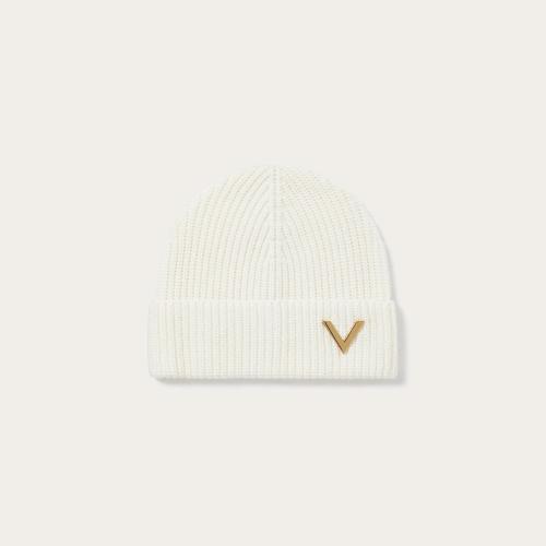  VALENTINO华伦天奴 22年秋冬 女士 帽子 BONNET VALENTINO EN CACHEMIRE 1W2HB01DKSLA03