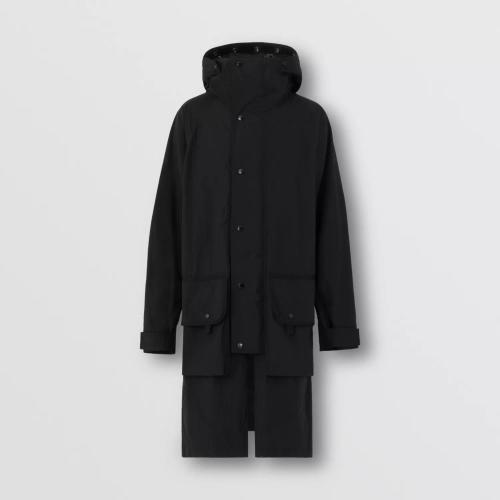  BURBERRY 22年秋冬 男士 徽标印花功能性棉质风雪大衣 80544401