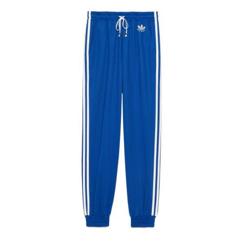  GUCCI古驰 22年秋冬 女士 adidas x Gucci联名系列针织慢跑长裤 721641 XJEGU 4153