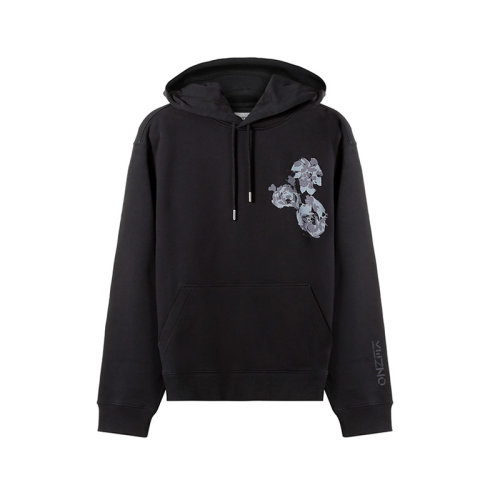 KENZO/高田贤三 男士棉质连帽长袖卫衣运动衫花朵印花 5SW324 4ML