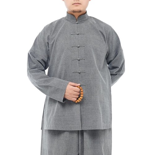 JLMT/净莲满堂【定制款】民国对襟小衫 墨染棉 男中式其他