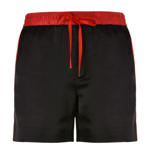 GUCCI/古驰  男装 服装 红黑拼接抽绳时尚休闲短裤运动 男士短裤裤装