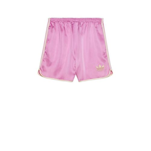  GUCCI古驰 22年秋冬 男士 adidas x Gucci联名系列Trefoil印花短裤 701367 ZAJRU 5295