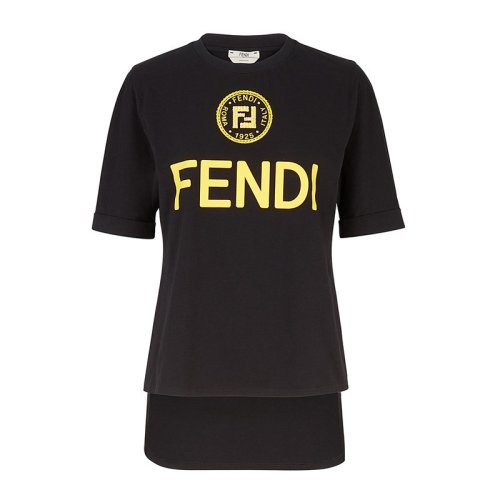Fendi/芬迪 女装 服饰 棉质logo印花时尚休闲个性 女士短袖T恤