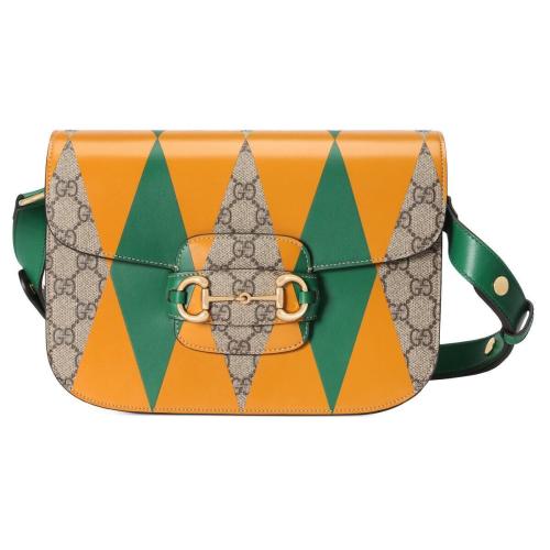  GUCCI古驰 22年秋冬 女士 Gucci Horsebit 1955系列小号手袋 602204 FAARG 9754