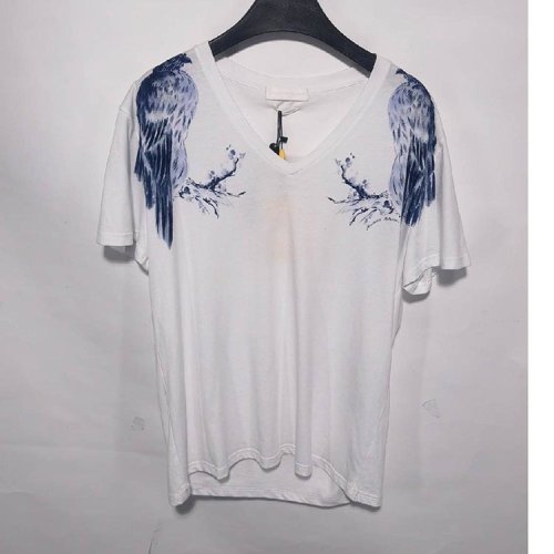 Alexander McQueen/亚历山大麦昆/白色系男士短袖T恤