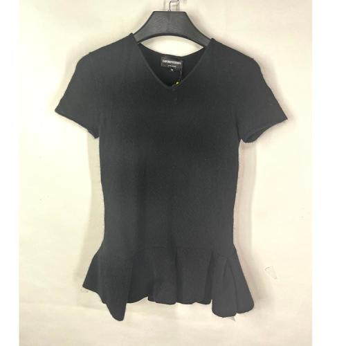 Emporio Armani/安普里奥阿玛尼黑色女士短袖针织衫   P2M41MP217M