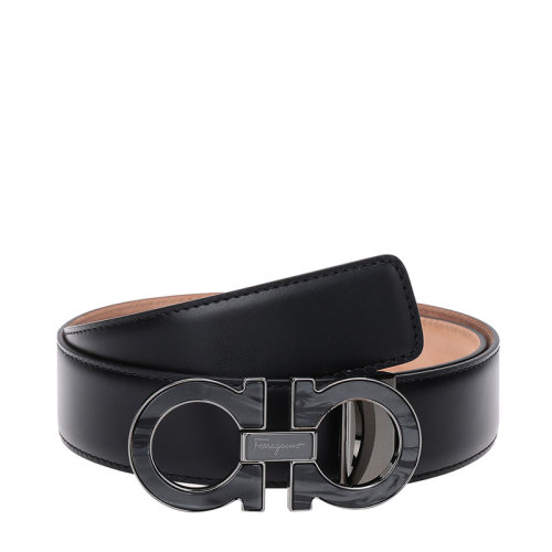 Salvatore Ferragamo/菲拉格慕 男士牛皮板扣式皮带腰带 679110