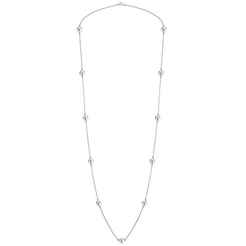 zhuella/珠艾乐  11珠长款毛衣链项链吊坠 18K金日本akoya海水珠