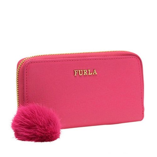 FURLA/芙拉 女士时尚粉色牛皮长款拉链钱包钱夹手拿包女包 842251 其它
