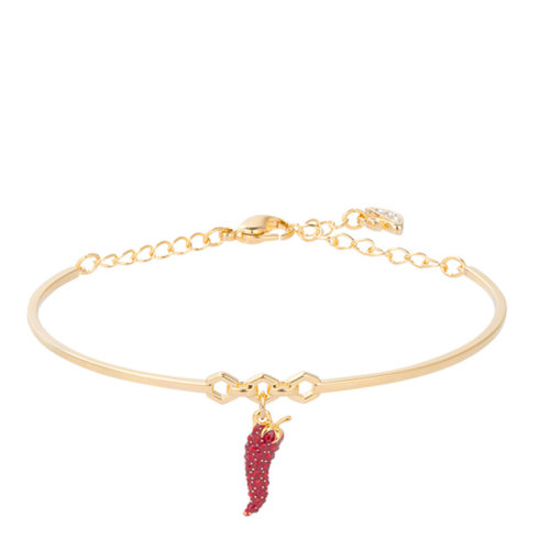 Swarovski/施华洛世奇 女士红色辣椒仿水晶石镀玫瑰金色Lisabel手镯手环手链 5498810