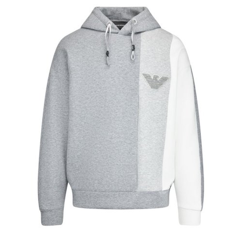  Emporio Armani/安普里奥阿玛尼 男士拼色棉质卫衣 3L1MCA 1JHSZ F610 PLFSX