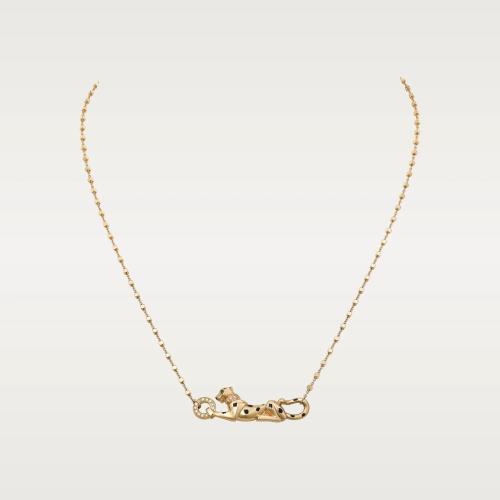  CARTIER 22年秋冬 女士 项链 Panthere de Cartier卡地亚猎豹项链 18K黄金