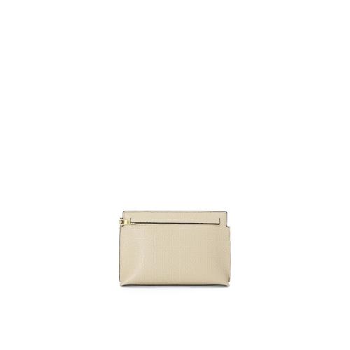  LOEWE罗意威 22年秋冬 女士 钱包 Mini Repeat T Pouch in embossed silk calfskin C499M38X01
