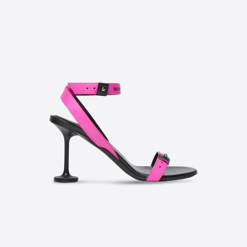  BALENCIAGA巴黎世家 22年秋冬 女士 高跟凉鞋 Womens Afterhour 90mm Sandal  in Pink 694480W