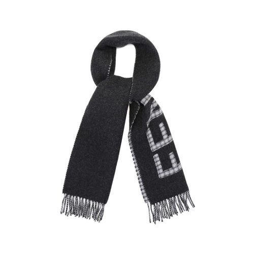 FENDI/芬迪 女士羊毛保暖流苏围巾Fendi Roma字母 FXT334 AHR1