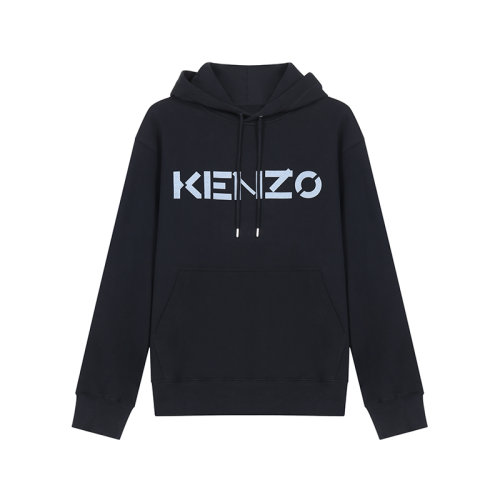 KENZO/高田贤三  男卫衣 男士棉质加绒款连帽长袖卫衣运动衫 5SW300 4ML