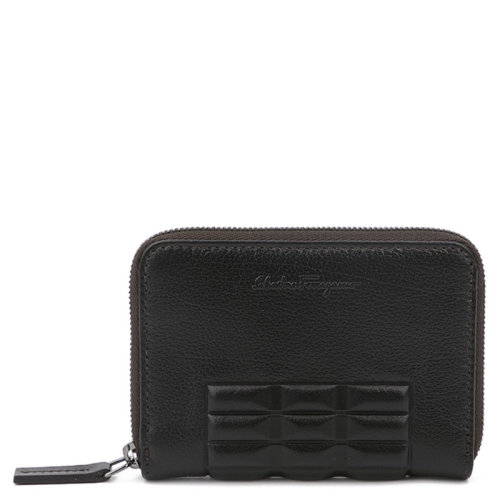 Salvatore Ferragamo/菲拉格慕 男士 男包 黑色皮革卡包钱包 660397 0645641