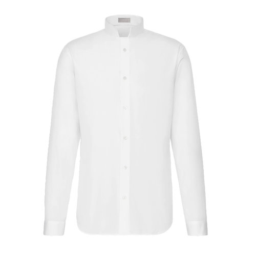 DIOR/迪奥 白棉府绸  男士长袖反领衬衫733C516A1581_C001