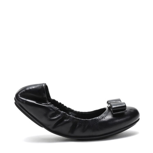 SalvatoreFerragamo/菲拉格慕 女士LIZINKA系列 羊皮VARA蝴蝶结芭蕾舞鞋平底鞋 0725903