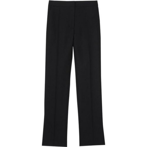  BURBERRY/博柏利 女士黑色羊毛休闲裤 8016938 PLFSX