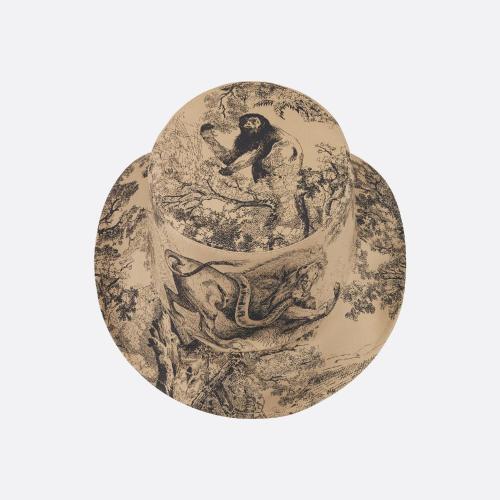  DIOR迪奥 22年秋冬 女士 帽子 Teddy-D 双面窄檐桶帽 25TJV923I130_C182