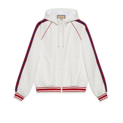  GUCCI古驰 22年秋冬 男士 GG提花针织拉链夹克 693024 XJDE9 9088