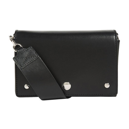 牛皮黑色单肩包 BURBERRY/博柏利 巴宝莉 男女同款 小包瑕疵特卖（陈列痕迹，不影响使用） burberry包 男包/女包