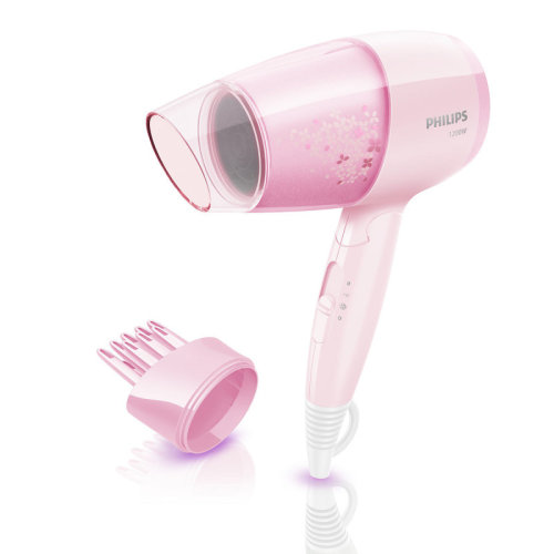 Philips/飞利浦电吹风机家用小功率可折叠便携式电吹风筒BHC017/05-便携折叠