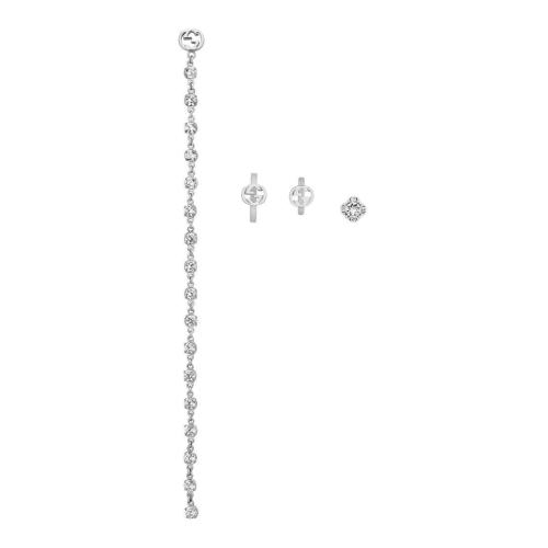  GUCCI古驰 22年秋冬 女士 互扣式双G指甲配饰套装 720757 J3F42 8162